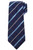 Kiton Napoli Purple Blue Stripe Silk Tie