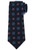 Kiton Napoli Dark Navy Blue Pink Aqua Medallion Silk Tie