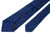 Kiton Napoli Blue Brown Flower Woven Silk Tie