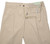 Sartorio Napoli Khaki Brown Cotton Poplin Stretch Pants