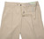 Sartorio Napoli Khaki Brown Cotton Poplin Stretch Pants