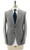 Isaia Napoli Gray Black Mini Houndstooth Check 100% Wool Suit