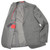 Isaia Napoli Gray Black Mini Houndstooth Check 100% Wool Suit