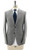 Isaia Napoli Gray Black Mini Houndstooth Check 100% Wool Suit