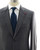 Isaia Napoli Gray Blue Stripe 100% Wool Suit