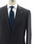 Isaia Napoli Dark Gray Solid 100% Wool Suit
