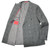 Isaia Napoli Gray Green Plaid 100% Wool Suit