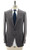 Isaia Napoli Gray Copper Orange Stripe Wool Silk Suit