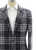 Kiton Napoli Blue Gray Plaid Cashmere Silk Sport Coat