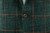 Kiton Green Brown Windowpane Wool Silk Cotton Sport Coat