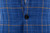 Kiton Blue Plaid Orange Windowpane Cashmere Wool Silk Linen Sport Coat
