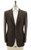 Kiton Napoli Brown Plaid Wool Silk Polyamide Cotton Sport Coat