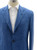 Kiton Blue Herringbone Cashmere Wool Silk Linen Sport Coat