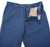 Kiton Napoli Blue Wool Silk Linen Stretch Comfort Pants