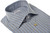 Kiton Napoli Blue Black Check Superfine Cotton Men's Italian Dress Shirt