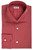 Kiton Napoli Red Burgundy Check Superfine Cotton Men's Italian Dress Shirt