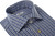 Kiton Napoli Blue Gray Check Superfine Cotton Men's Italian Dress Shirt