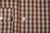 Kiton Napoli Brown White Check Superfine Cotton Men's Italian Dress Shirt