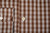 Kiton Napoli Brown White Check Superfine Cotton Men's Italian Dress Shirt
