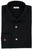 Kiton Napoli Black Solid Superfine Cotton Men's Italian Dress Shirt