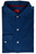 Isaia Napoli Blue Polo Collar Cotton Jersey Sport Shirt