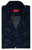 Isaia Napoli Blue Gray Floral Cotton Camp Collar Sport Shirt