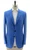 Kiton Napoli Blue Cotton Linen Sport Coat