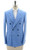 Sartorio Napoli Blue Herringbone Wool Double Breasted Sport Coat