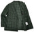 Sartorio Napoli Green Black Windowpane Wool Silk Polyamide Linen Double Breasted Sport Coat
