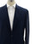 Sartorio Napoli Dark Blue Basic Solid Wool Mohair Sport Coat