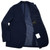 Sartorio Napoli Dark Blue Basic Solid Wool Mohair Sport Coat