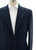 Sartorio Napoli Dark Blue Plaid Red Windowpane Virgin Wool Sport Coat