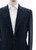 Sartorio Napoli Dark Blue Plaid Red Windowpane Virgin Wool Sport Coat