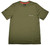 Kiton Napoli Green Solid With Embroidered Logo Cotton T-Shirt