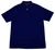 Kiton Napoli Blue Fine Cotton Pique Zip Polo