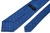 Stefano Ricci Blue Tonal Divine Square Motif Hand Printed Silk Tie