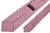 Stefano Ricci Purple Tonal Divine Square Motif Hand Printed Silk Tie