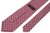 Stefano Ricci Burgundy Blue Square Garden Motif Hand Printed Silk Tie