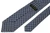 Stefano Ricci Navy Blue Gray Square Garden Motif Hand Printed Silk Tie