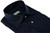 Sartorio Napoli Dark Navy Blue Texas Western Linen Sport Shirt