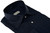 Sartorio Napoli Dark Navy Blue Texas Western Linen Sport Shirt