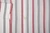 Isaia Napoli Mix Dress Shirt Burgundy Gray White Stripe Cotton Spread Collar