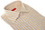 Isaia Napoli Italia Dress Shirt Yellow White Stripe Cotton Spread Collar