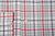 Isaia Napoli Mix Dress Shirt Red Blue Gray Check Cotton Spread Collar