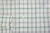 Isaia Napoli Mix Dress Shirt Green Gray White Check Cotton Spread Collar