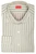 Isaia Napoli Mix Dress Shirt Green Beige White Stripe Cotton Spread Collar