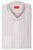 Isaia Napoli Italia Dress Shirt Pink Blue White Check Cotton Spread Collar