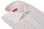 Isaia Napoli Italia Dress Shirt Pink Blue White Check Cotton Spread Collar