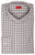 Isaia Napoli Mix Dress Shirt Pink Gray Check Cotton Spread Collar
