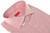 Isaia Napoli Mix Dress Shirt Red White Check Cotton Spread Collar